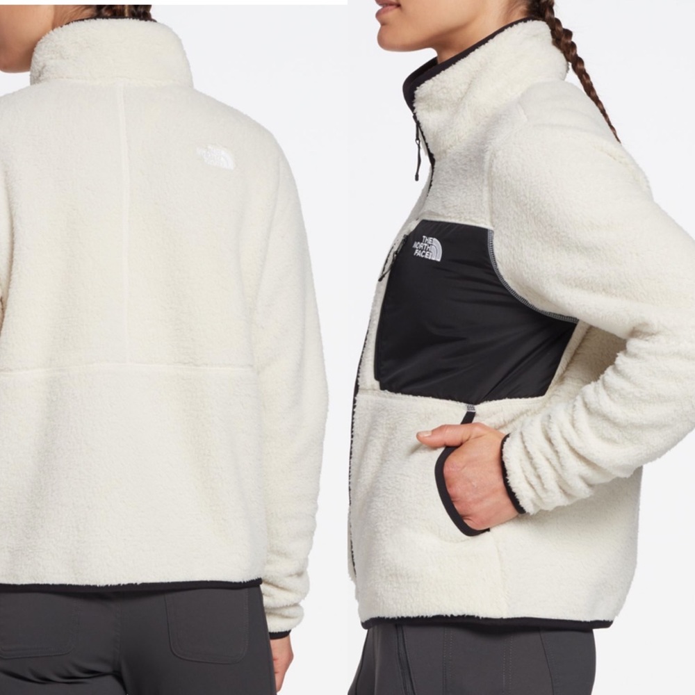 North Face Womens Fleece Full Zip Jacket Bay Break - Picture 2 of 7